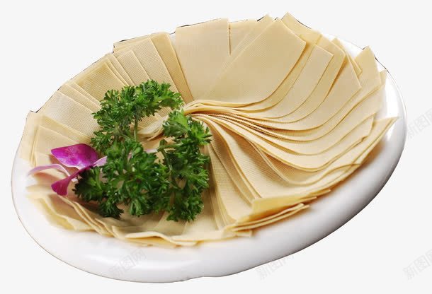 新鲜豆皮png免抠素材_88icon https://88icon.com PNG 火锅 豆皮