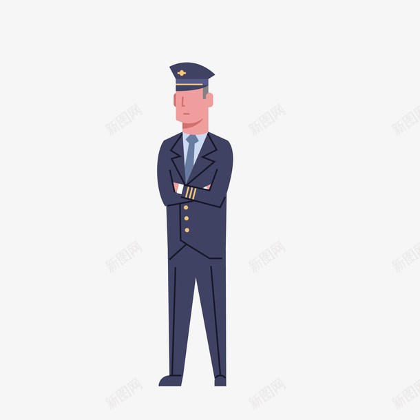 站立的男警察卡通图png免抠素材_88icon https://88icon.com 人物 动作 卡通 帽子 手绘图 男警察卡通 站立 装扮 警察