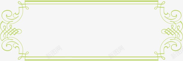 绿色边框矢量图ai免抠素材_88icon https://88icon.com 可爱边框 报纸边框 报纸边框元素 报纸边框素材 矢量边框 矢量边框素材 边框素材 矢量图
