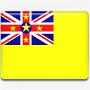 国画梅花纽埃国旗国国家标志图标图标