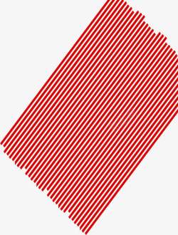 红色线条电商海报素材