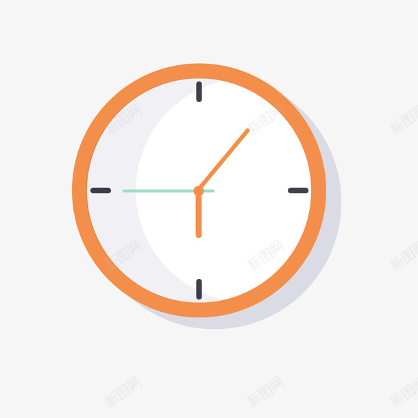 卡通扁平化钟表矢量图eps免抠素材_88icon https://88icon.com 卡通钟表 扁平化钟表 矢量钟表 表 钟表 钟表png 矢量图