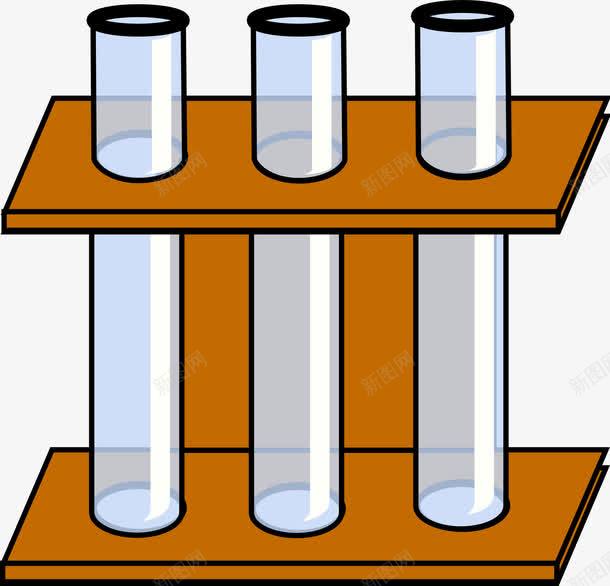 褐色试管架png免抠素材_88icon https://88icon.com 灰色 褐色 试管 试管架
