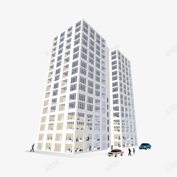 大厦建筑矢量图ai免抠素材_88icon https://88icon.com 大厦 建筑 房子 楼 矢量图