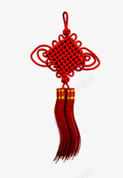 红色中国结素材