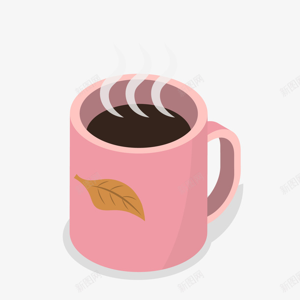 粉色卡通杯子png免抠素材_88icon https://88icon.com 卡通茶杯 粉色杯子 背景装饰 饮料