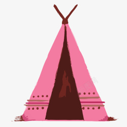 粉色帐篷粉色帐篷矢量图高清图片
