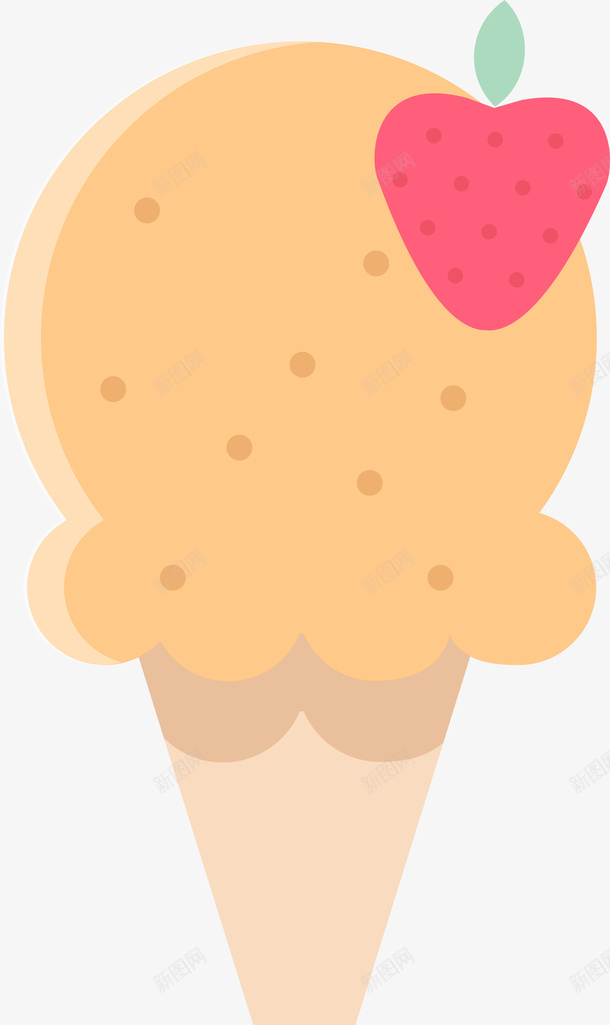 卡通雪糕装饰png免抠素材_88icon https://88icon.com 冰沙 可爱卡通冰淇淋 夏季雪糕 棒冰 雪糕免抠png