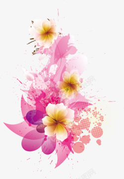 花朵花卉装饰图矢量图素材