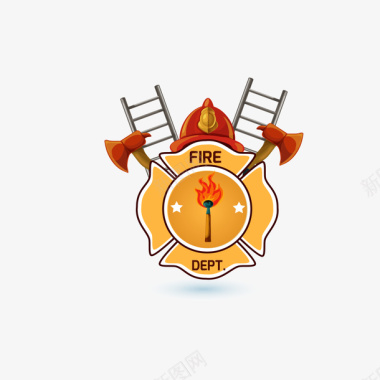 火鸡字母消防图标图标