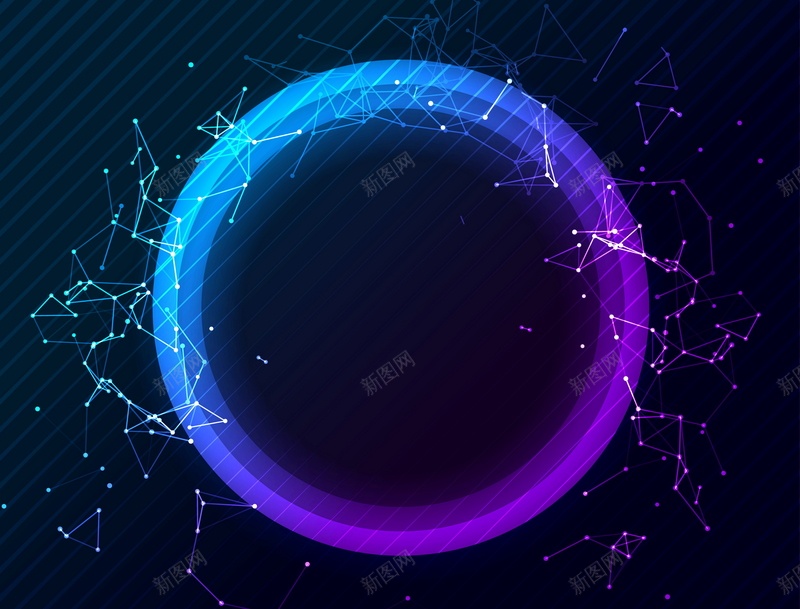 线条光环矢量图ai设计背景_88icon https://88icon.com 光环 环形 线条 连线 矢量图