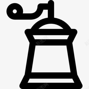 磨豆机咖啡研磨机图标图标