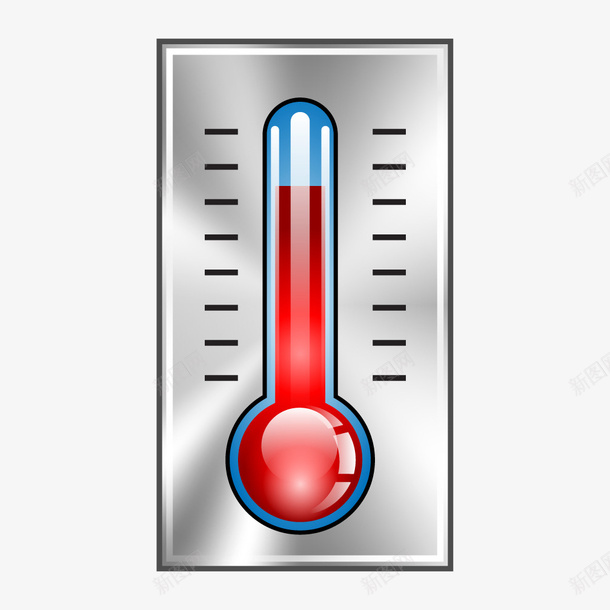 红色手绘的温度计png免抠素材_88icon https://88icon.com 动漫动画 卡通手绘 测量温度 温度计 红色 装饰图