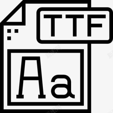 TXT文件和文件夹TTF图标图标