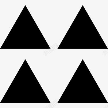 摘要三角形图标图标