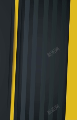 倾斜海报黑色背景上的黄线条背景矢量图高清图片