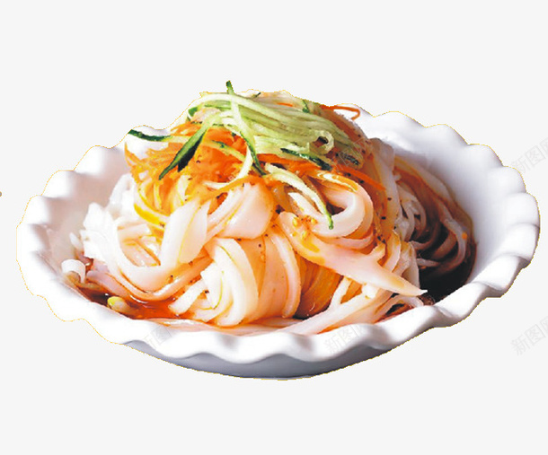 一盘美味的米皮儿png免抠素材_88icon https://88icon.com 米皮 美食 食物 饭