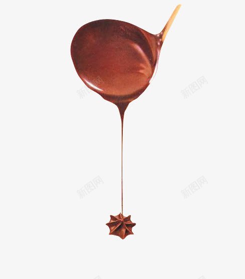 巧克力酱png免抠素材_88icon https://88icon.com 勺子 巧克力 形状 酱汁