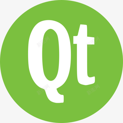 QT扁圆形系统png免抠素材_88icon https://88icon.com QT Qt