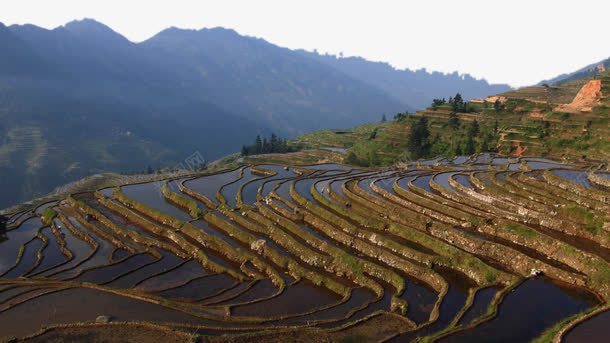 贵州加榜梯田十二png免抠素材_88icon https://88icon.com 名胜古迹 旅游风景 著名建筑