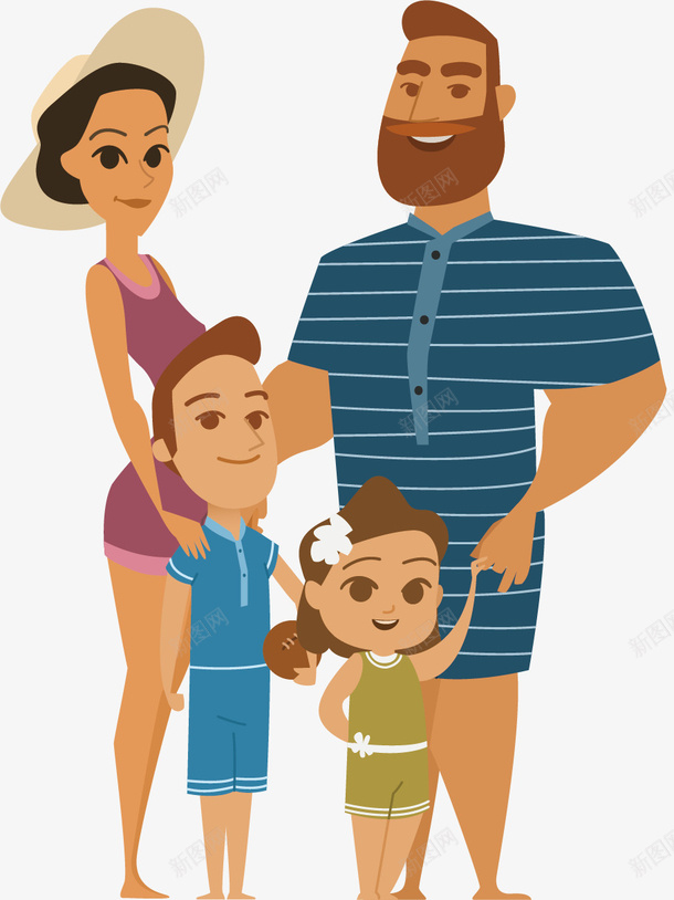 快乐一家人孩子海报元素矢量图ai免抠素材_88icon https://88icon.com 一家人海报 孩子 快乐 海报元素 矢量图