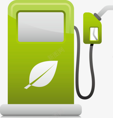 绿色能源图标绿色加油站矢量图图标图标