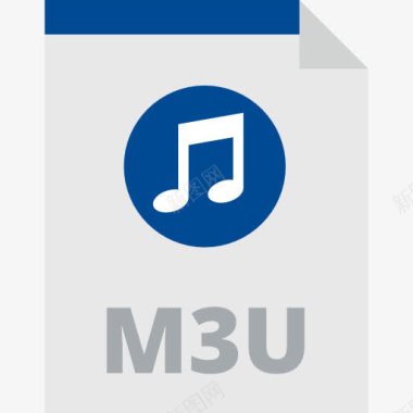 线上文件m3u图标图标