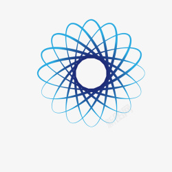 卡通扁平化装饰旋涡纹矢量图素材