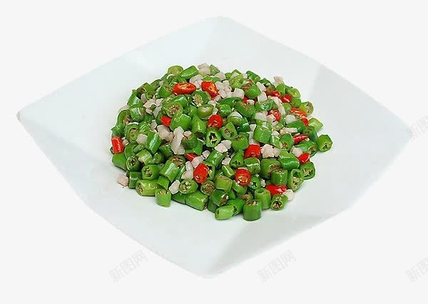豆角炒肉png免抠素材_88icon https://88icon.com 家乡 家乡味 绿色蔬菜 肉丁 菜 营养 蔬菜 食物