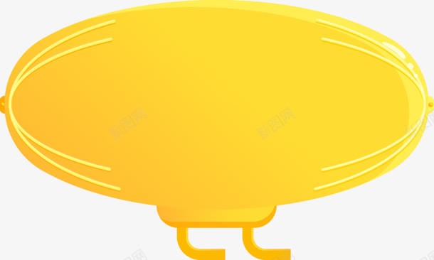 黄色热气球装饰png免抠素材_88icon https://88icon.com 热气球 装饰 黄色