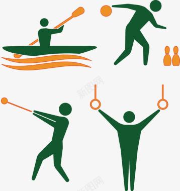 里约奥运会运动员小图标图标