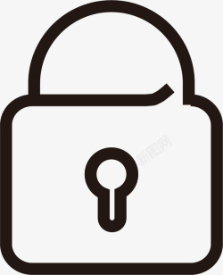 icon密码线性手绘密码图标矢量图高清图片