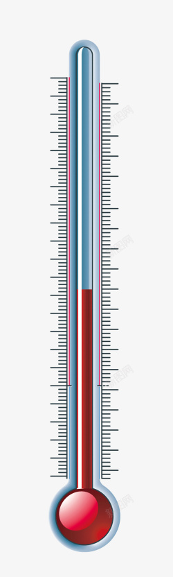 气温计温度手绘温度计高清图片