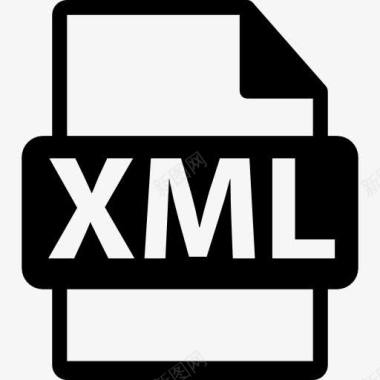 文件格式XML文件格式的符号图标图标