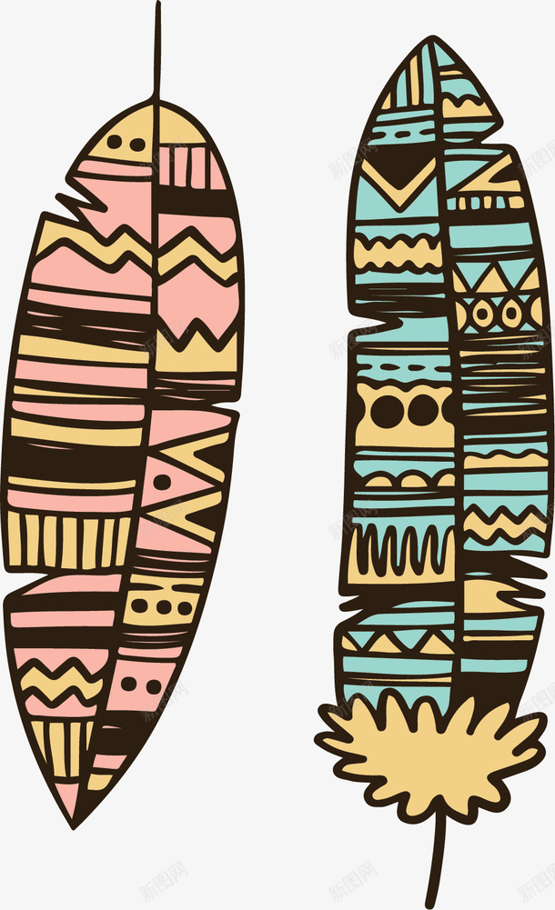 粉绿色民族风羽毛矢量图ai免抠素材_88icon https://88icon.com 彩色羽毛 波西米亚 矢量png 粉绿色 粉绿色羽毛 羽毛 矢量图