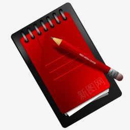 笔记本火热红色系统图标图标
