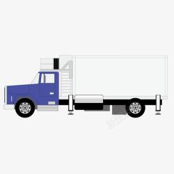 卡通大头箱式货车卡车素材