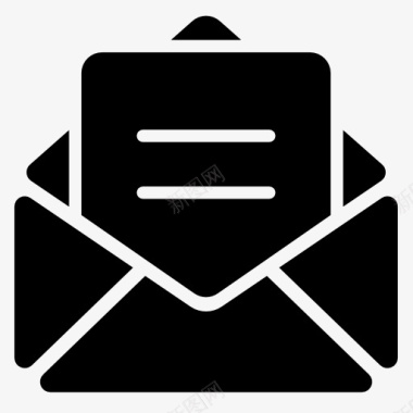 电子邮件响应email图标图标