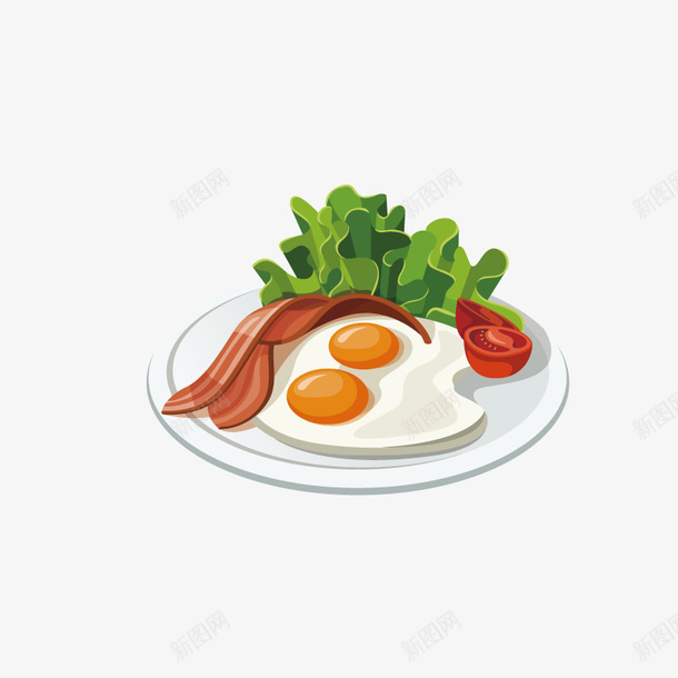卡通手绘美食荷包蛋png免抠素材_88icon https://88icon.com 健康的美食 创意 动漫动画 卡通手绘 荷包蛋 食物