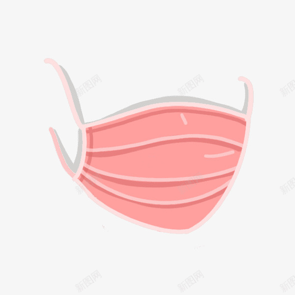 一次性口罩粉色口罩psd免抠素材_88icon https://88icon.com 一次性口罩 卡通 手绘口罩 民用口罩 疫情 粉色口罩