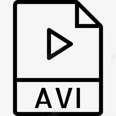 文件格式AVI图标图标