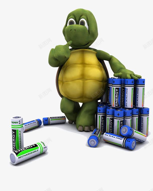乌龟电池png免抠素材_88icon https://88icon.com 5号电池 动物 卡通 电池