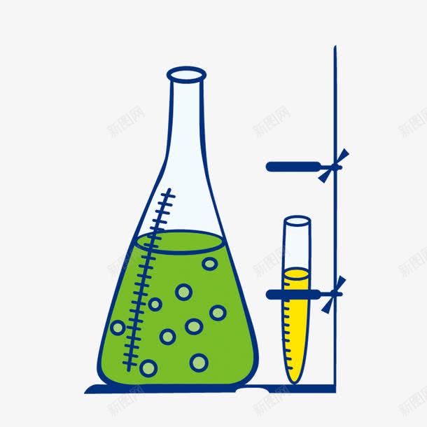 化学用品png免抠素材_88icon https://88icon.com 化学用品 化学科 卡通 研究 科学