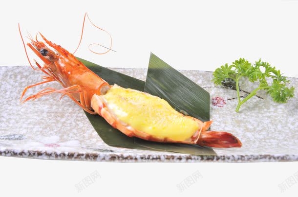 美食烤大虾png免抠素材_88icon https://88icon.com 烤大虾 美味 美食 菜 菜肴 食品 食物