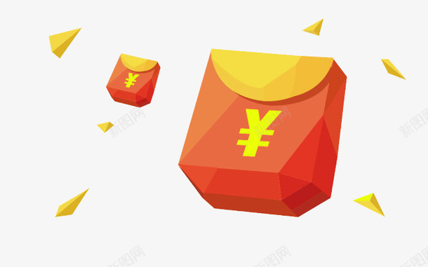 海报装饰元素png免抠素材_88icon https://88icon.com 扁平化 海报装饰元素 红包