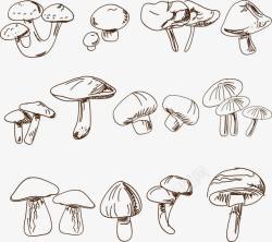 澶孩缁蘑菇矢量图高清图片