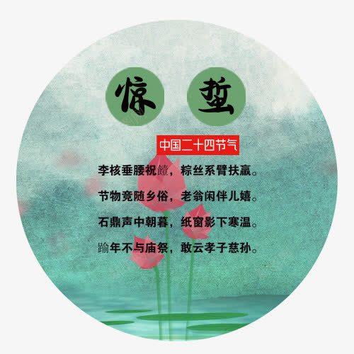 彩色纹理装饰惊蛰节气png免抠素材_88icon https://88icon.com 中国传统二十四节气 中国风惊蛰节气设计 古风惊蛰节气设计 圆形标签 感兴趣 简约标签