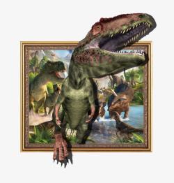鎭愰緳3D恐龙高清图片