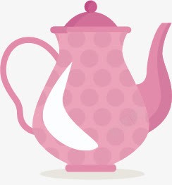 下午茶矢量图ai免抠素材_88icon https://88icon.com tea time 下午茶 粉色 茶 茶壶 装饰 矢量图