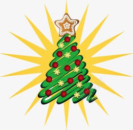 卡通树圣诞树png免抠素材_88icon https://88icon.com 卡通 圣诞树 树